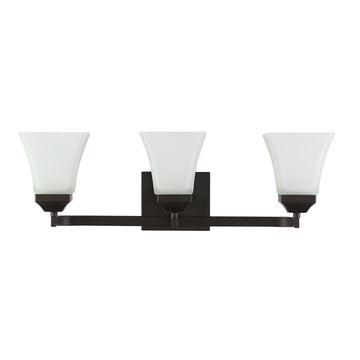 Staunton Iron/Glass Modern Cottage LED Vanity Light
